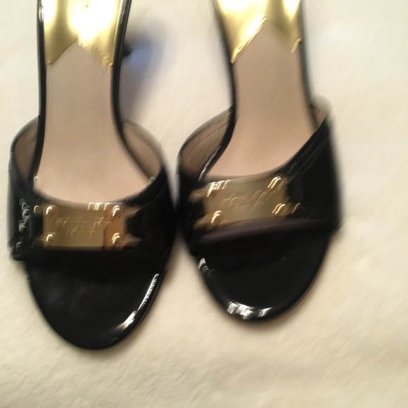 Black Strapless Black Dress Shoes - Picture 2 of 2